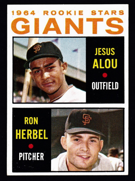 1964 Topps #047 Giants Rookies Jeseus Alou RC EX+