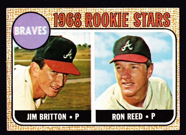 1968 Topps #076 Braves Rookies VGEX