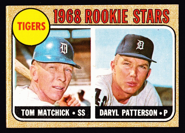 1968 Topps #113 Tigers Rookie Stars EX