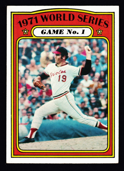 1972 Topps #223 World Series Game #1 Palmer EX+