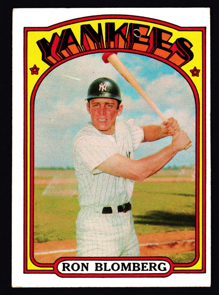 1972 Topps #203 Ron Blomberg RC VG+