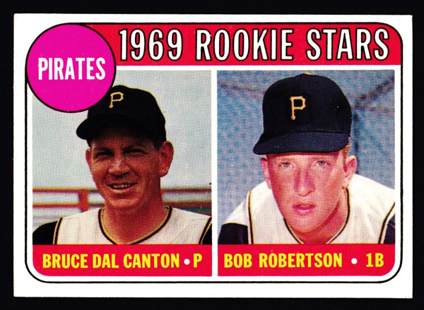 1969 Topps #468 Pirates Rookies Yellow Names EX-