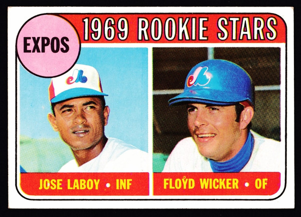 1969 Topps #524 Expos Rookie Stars EX
