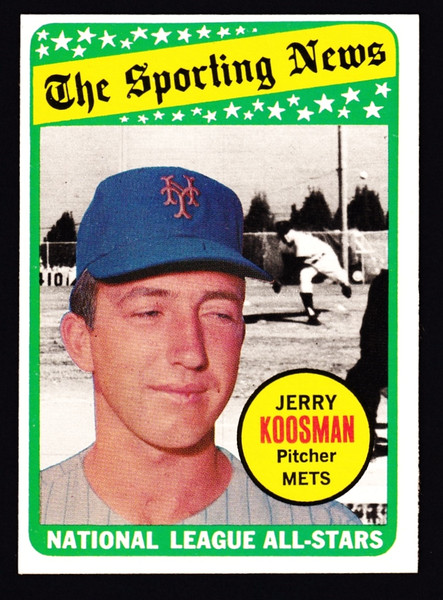 1969 Topps #435 Jerry Koosman AS EXMT