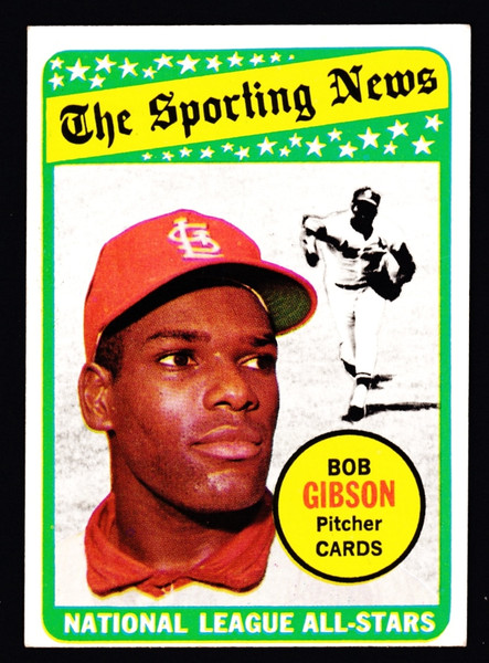 1969 Topps #432 Bob Gibson AS VGEX