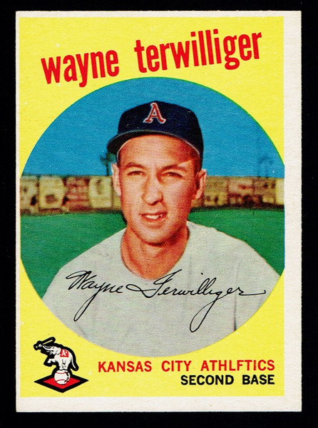 1959 Topps #496 Wayne Terwilliger EX