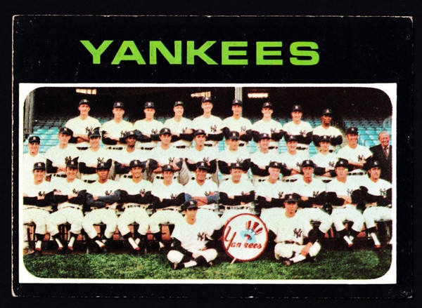 1971 Topps #543 New York Yankees Team VG+