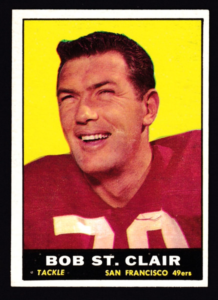 1961 Topps #063 Bob St. Clair EX