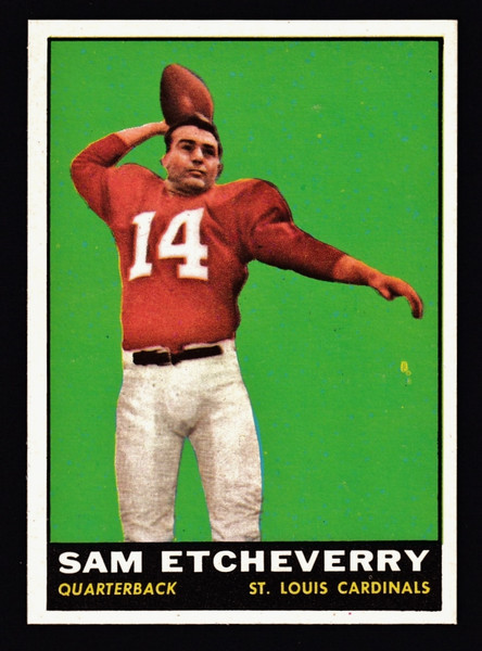1961 Topps #115 Sam Ethceverry RC NM