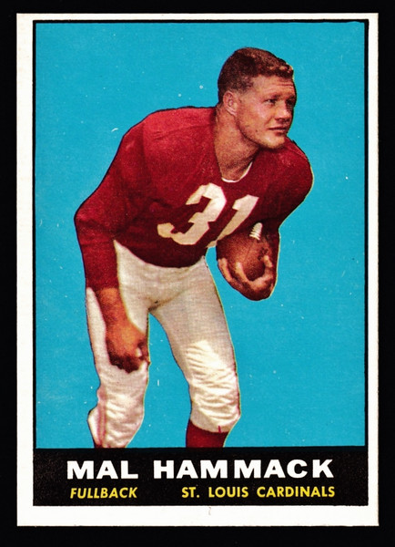 1961 Topps #117 Mal Hammack Miscut