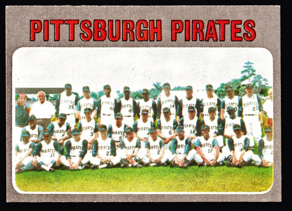1970 Topps #608 Pittsburgh Pirates Team VG+