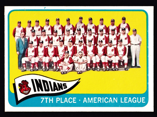 1965 Topps #481 Cleveland Indians Team EXMT