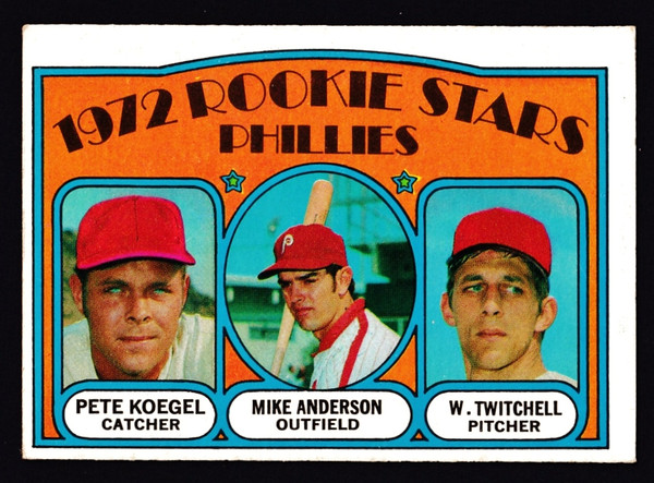 1972 Topps #014 Philies Rookies VGEX