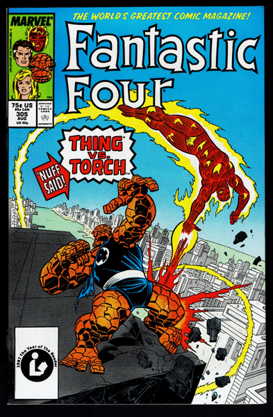 1987 Marvel Fantastic Four #305 VF+