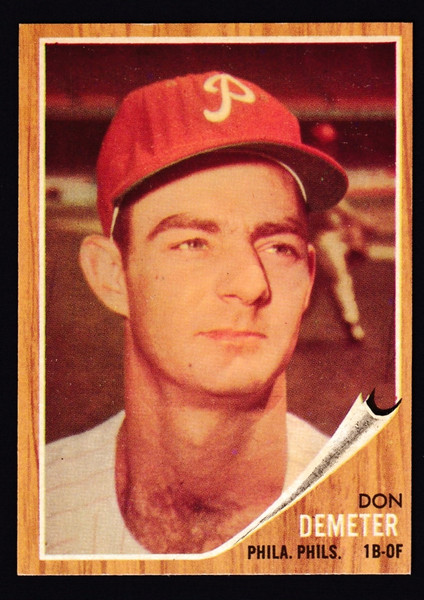 1962 Topps #146 Don Demeter Green Tint EXMT+