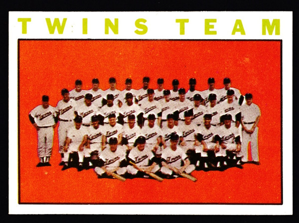 1964 Topps #318 Minnesota Twins Team EXMT+