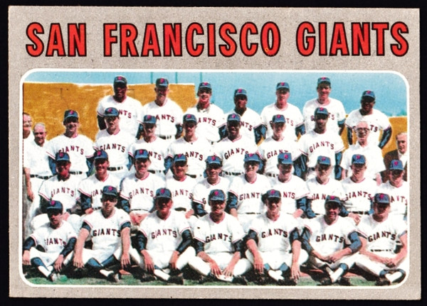 1970 Topps #696 San Francisco Giants Team EX+