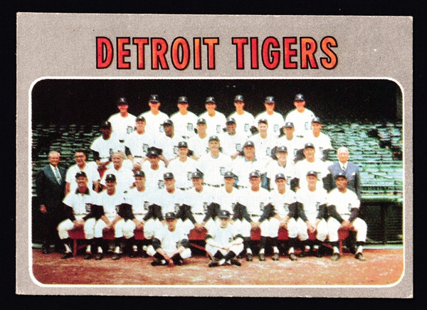 1970 Topps #579 Detroit Tigers Team VGEX