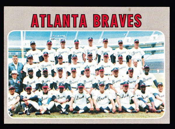 1970 Topps #472 Atlanta Braves Team EX