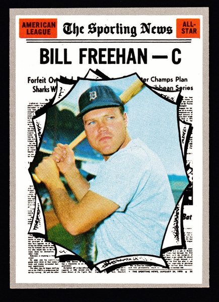 1970 Topps #465 Bill Freehan AS EX+