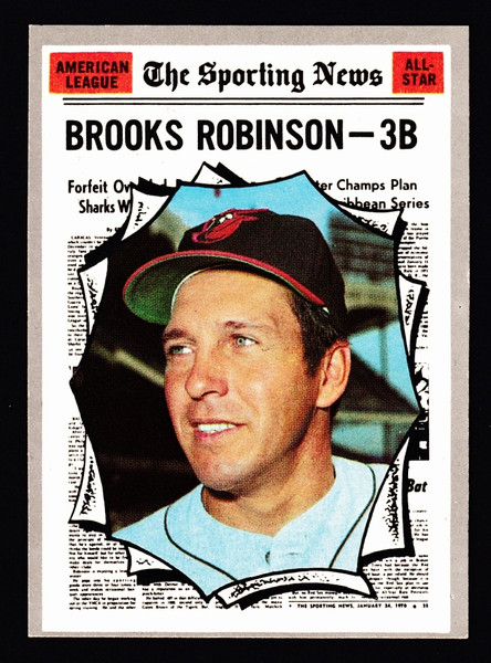 1970 Topps #455 Brooks Robinson AS EX-