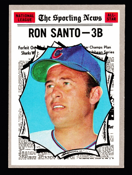 1970 Topps #454 Ron Santo AS VGEX