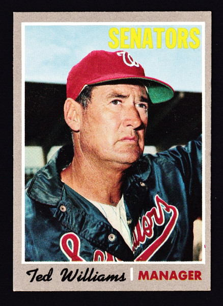 1970 Topps #211 Ted Williams EXMT