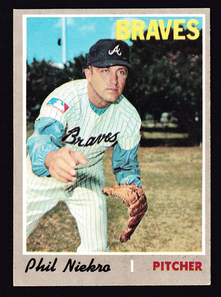 1970 Topps #160 Phil Niekro VGEX