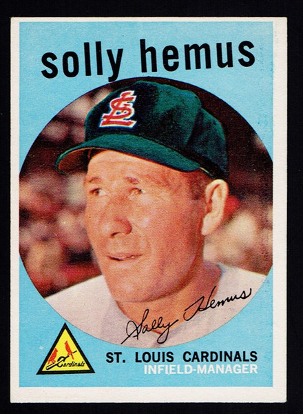 1959 Topps #527 Solly Hemus EX