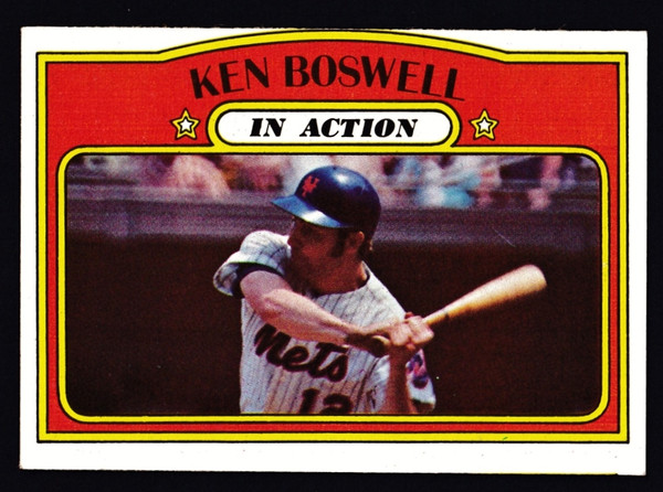 1972 Topps #306 Ken Boswell IA VG