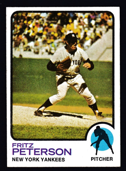 1973 Topps #082 Fritz Peterson EXMT+