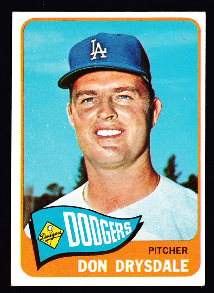 1965 Topps #260 Don Drysdale VGEX