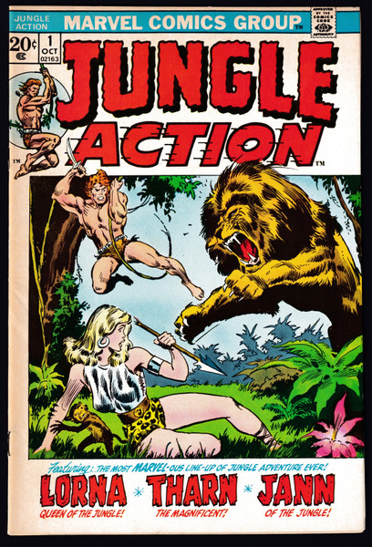 1972 Marvel Jungle Action #1 VF+