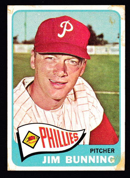 1965 Topps #020 Jim Bunning Poor