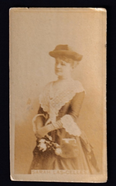 1880's N245 Sweet Caporal Actresses Sarah Las-Celles VG+