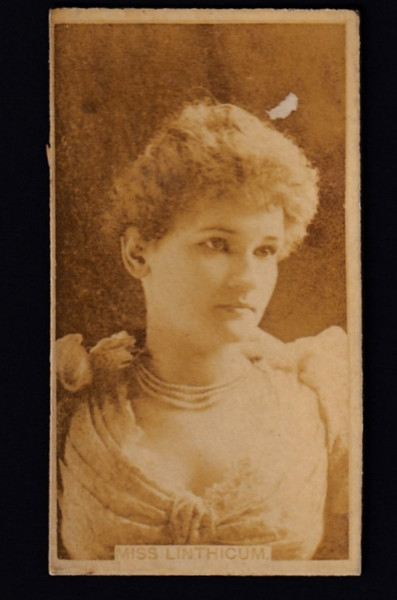 1880's N245 Sweet Caporal Actresses Miss Linthicum GD