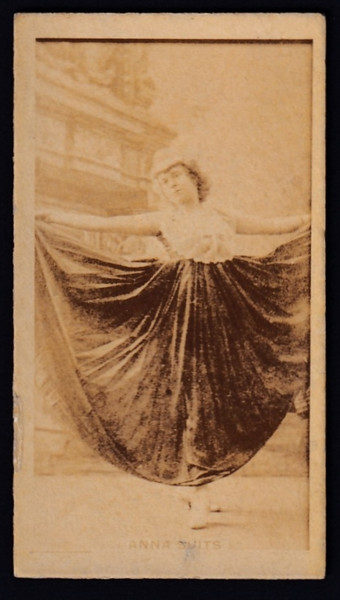 1880's N245 Sweet Caporal Actresses Anna Suits Arms Extended VGEX GD+