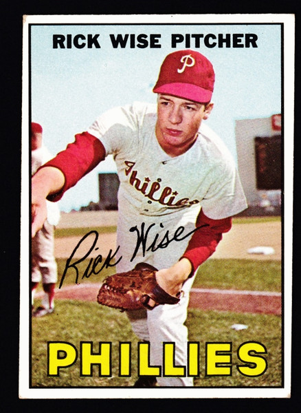 1967 Topps #037 Rick Wise VG