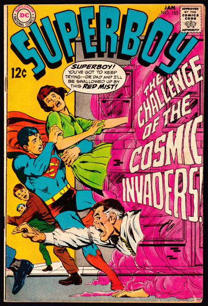 1969 DC Superboy #153 VG+