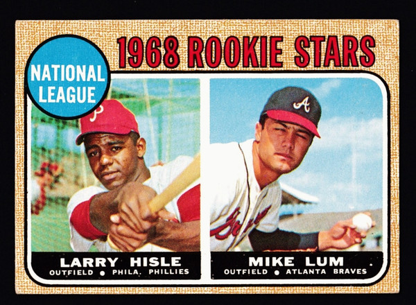 1968 Topps #579 National League Rookie Stars Larry Hisle VGEX