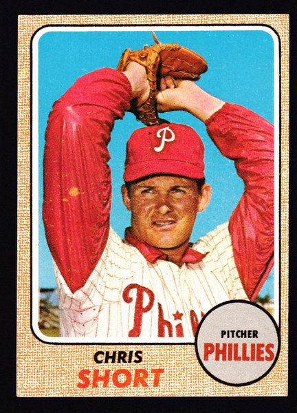 1968 Topps #139 Chris Short EX-