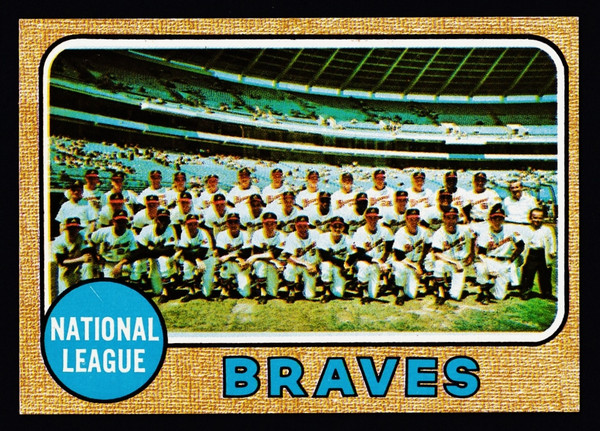 1968 Topps #221 Atlanta Braves Team EXMT+