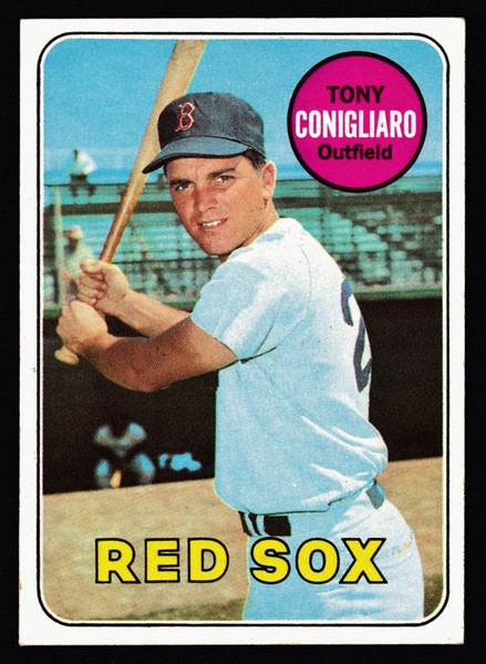 1969 Topps #330 Tony Conigliaro EX+