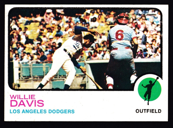 1973 Topps #035 Willie Davis EX+