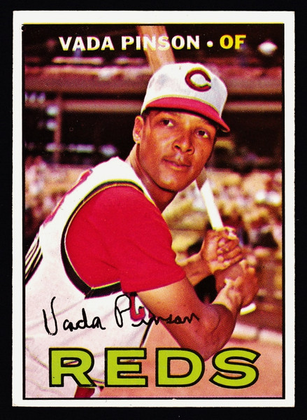 1967 Topps #550 Vada Pinson EX