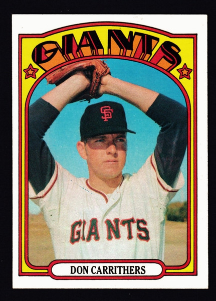 1972 Topps #076 Don Carrithers RC EX+