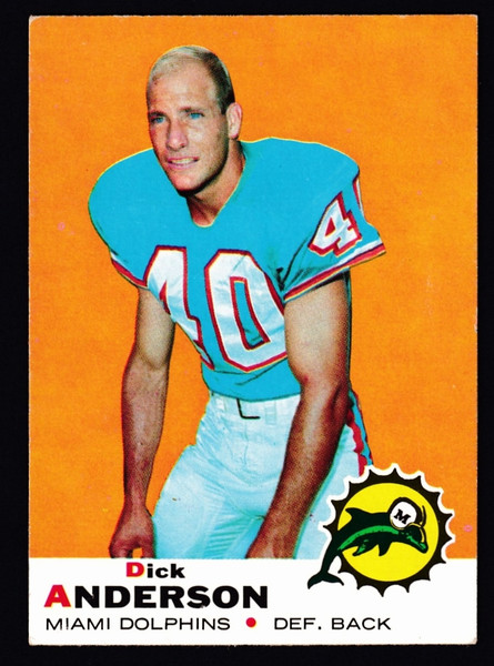 1969 Topps #059 Dick Anderson RC EX-