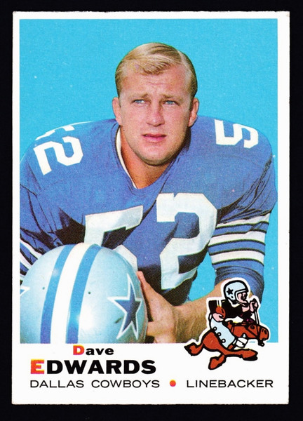 1969 Topps #210 Dave Edwards RC EX-