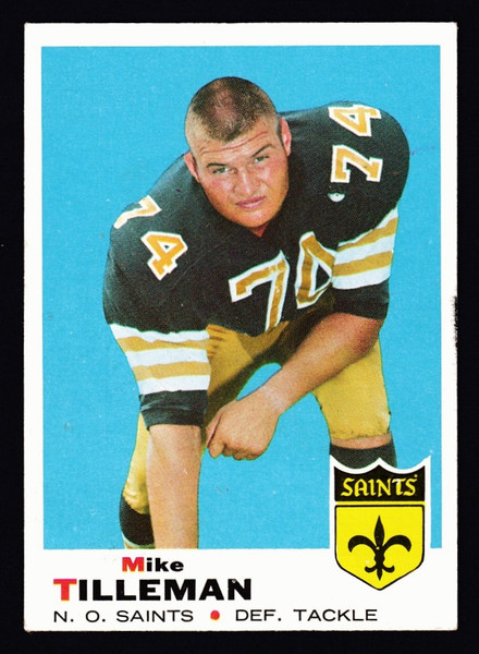 1969 Topps #218 Mike Tilleman RC EX-