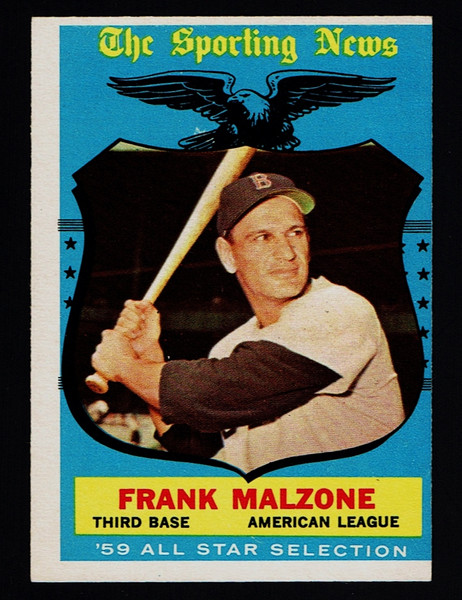 1959 Topps #558 Frank Malzone AS VG